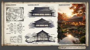 Architectural Illustrator Presentation Board Template
