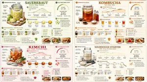 Fermentation Science Infographic Grid