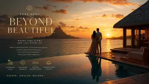 Luxury Resort Paradise Advertisement
