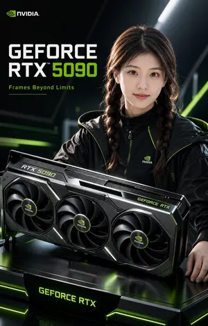 NVIDIA RTX 5090 Ad Poster