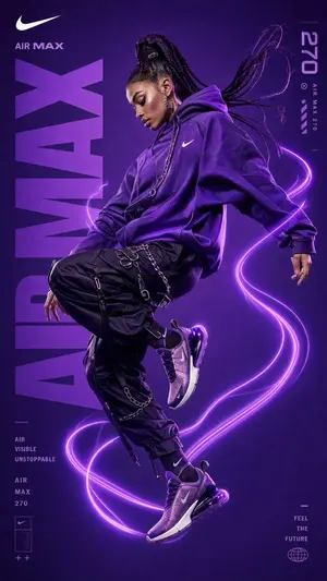 Futuristic Nike Sportswear Campaign