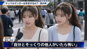 Japanese News Interview Broadcast