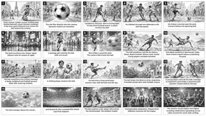 Global Football Commercial Storyboard