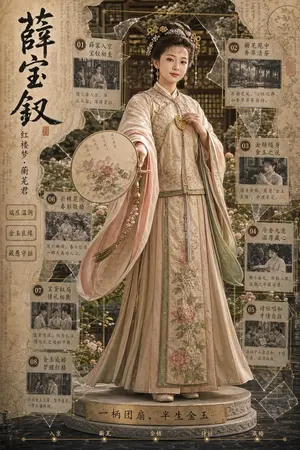 Antique Chinese Noblewoman Poster