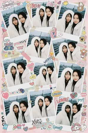 Kawaii Stylebook Collage with Polaroid Effect