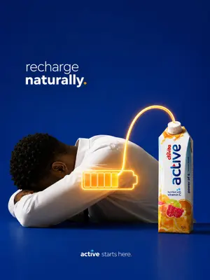 Natural Recharge Drink Ad
