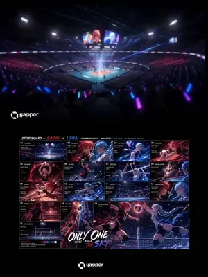 Anime Volleyball Championship Storyboard