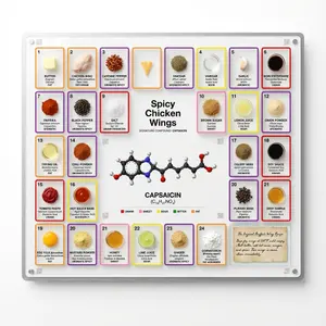 Food Analysis Periodic Table Display Board - Nano Banana Pro AI Prompt for Infographic / Edu Visual