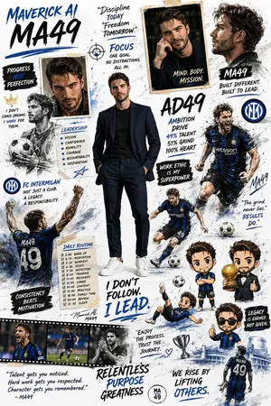 Motivational Sports Scrapbook Collage