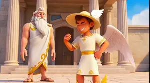 Hermes Flying Shoes Animation