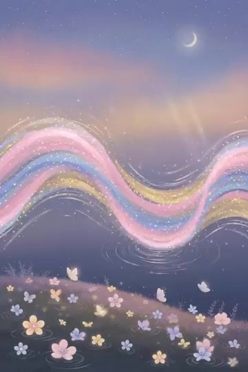 Surreal Sine Wave of Light Prompt