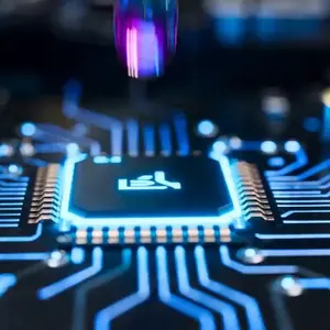 Neon Circuit Board Sequence