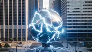 Urban destruction energy core detonation