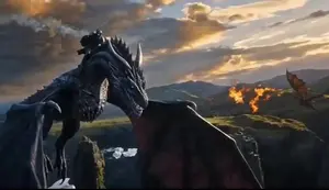 Bullet Time Dragon Battle Cinematic