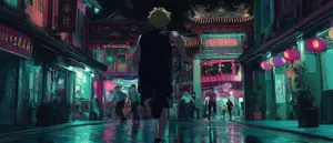 Neon Temple Chase