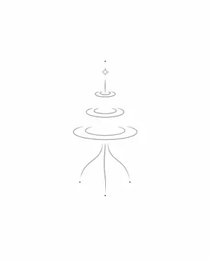 Minimalist Symbolic Tattoo Design