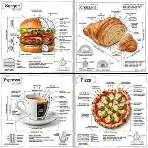 Technical Annotation Infographic Style