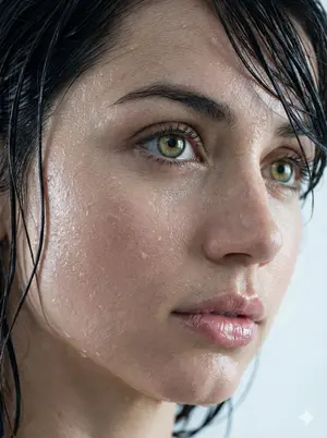 Hyper-Realistic Ana de Armas Profile Macro Shot - Nano Banana Pro AI Prompt for Social Media Post