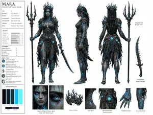 Cursed Sea Leviathan Rider