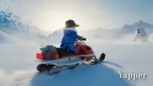 Lego Explorer Chased by Polar Bear