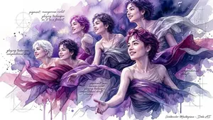 Atmospheric Watercolor AI Illustration - Nano Banana Pro AI Prompt for Poster / Flyer