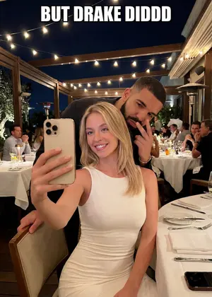 Selfie Scene in an Upscale Restaurant with Text Overlay - Nano Banana Pro AI Prompt for Social Media Post
