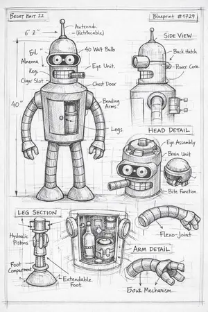 Pencil Sketch Schematic