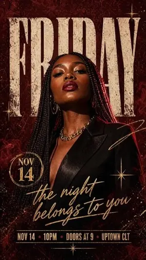 Nightclub Flyer Atmospheric Animation