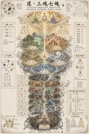 Taoist Three Souls Seven Po Poster