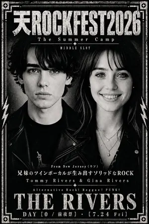 Distressed Rock Festival Artist Poster