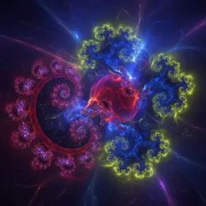 Blooming Fractal Flowers Video