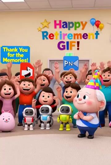 Robot Grok and GIF Retirement Ceremony