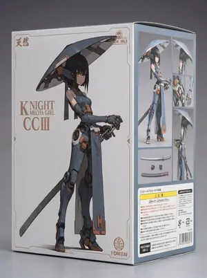 Mecha Girl figure concept generated by Nano Banana Pro