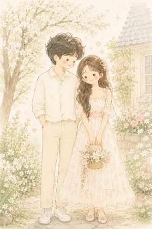 Hand-Drawn Storybook Portrait Illustration