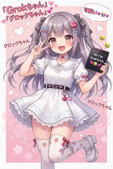 Grok Girl Anime Character — AI 이미지 프롬프트 예시