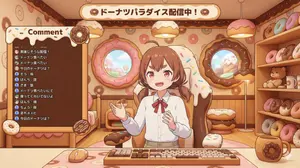 VTuber Streaming Screen Generation with Customizable Character and Theme