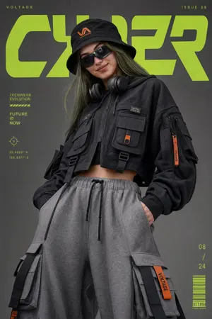 Techwear Tech High-Fashion Editorial