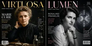 Historical Figure Magazine Cover Generator
