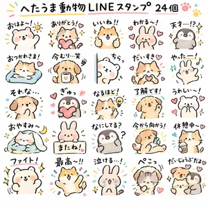 Quirky Animal Sticker Set