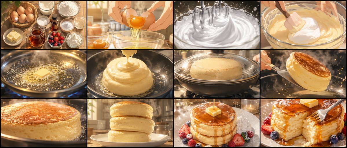 Soufflé Pancake Anime Storyboard