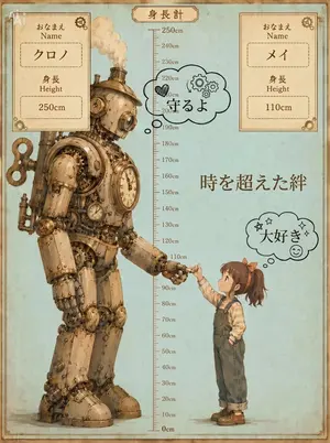Steampunk Height Difference Poster