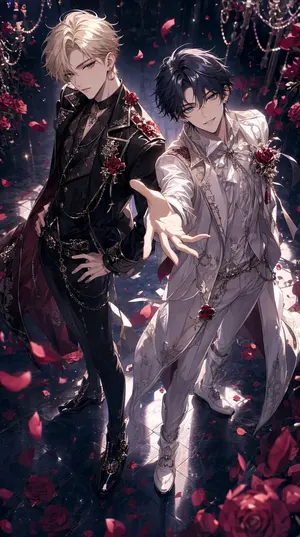 Gothic Rose Ballroom Duo