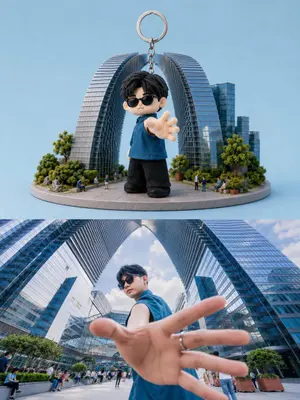 Toy Keychain vs Real Life Comparison