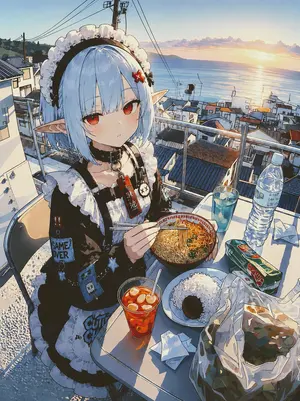 POV Seaside Elf Maid Dinner
