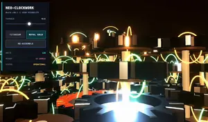 Multi-level gear linkage system animation