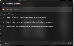 Various playful test prompts for Nano Banana