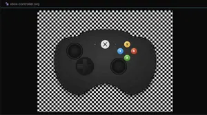 Single-file SVG of an Xbox controller