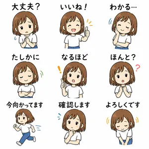 Cute Japanese LINE Sticker Sheet