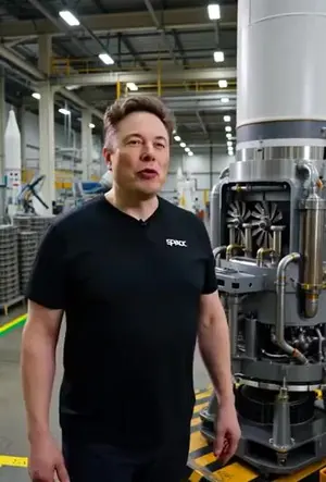 Elon Musk Explaining Oxygen Circulation in SpaceX Engine