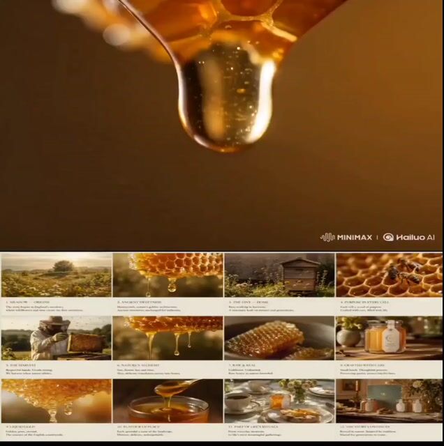 Luxury Honey Brand Storyboard Animation